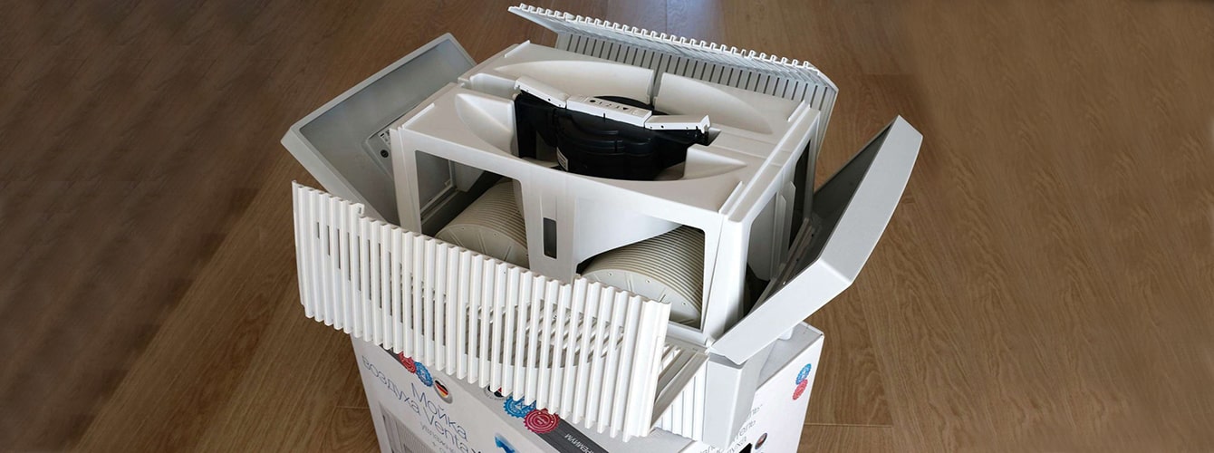 Увлажнитель Venta на коробке